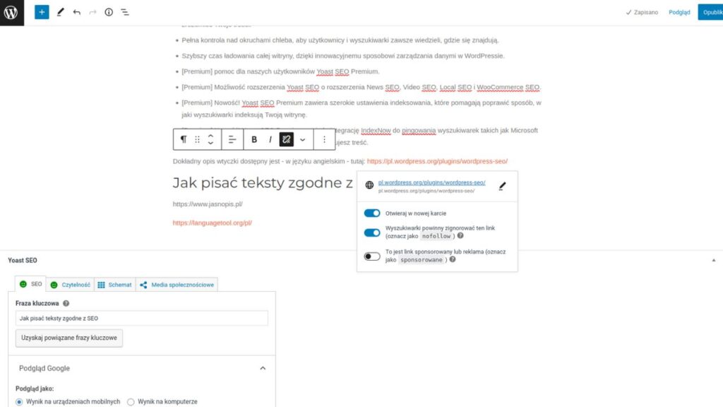 NoFollow przy linkowaniu zewnętrznym