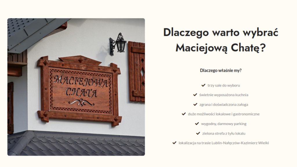 HoReCa - jak pozycjonować stronę w tej branży - atuty danego miejsca