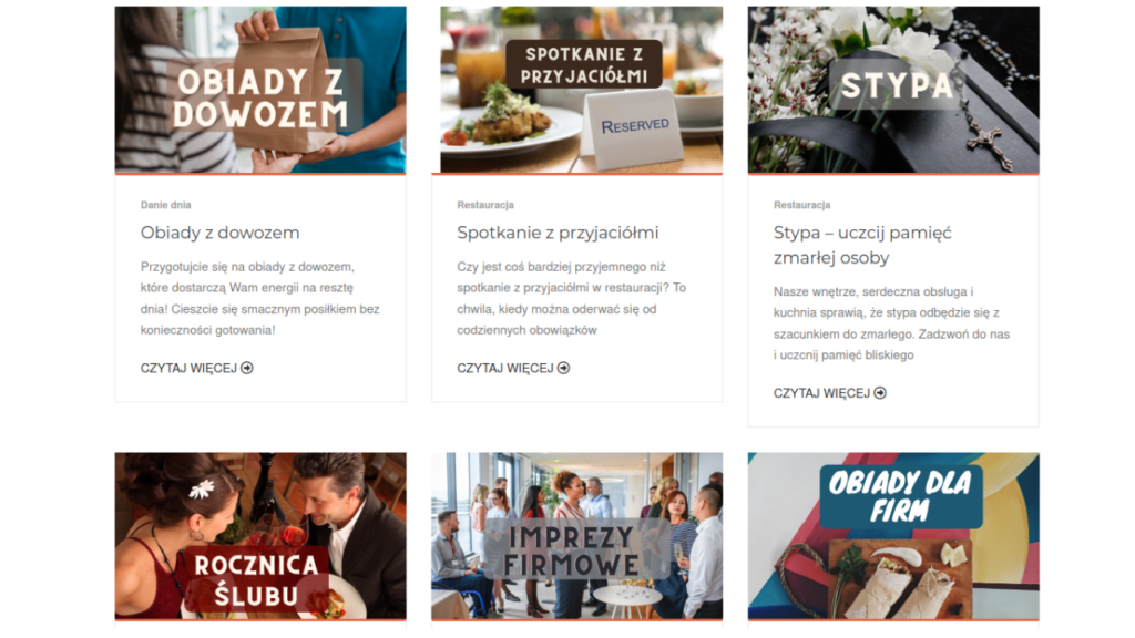 HoReCa - jak pozycjonować stronę w tej branży - wpisy blogowe na odpowiednie frazy kluczowe