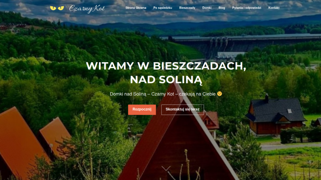 GŁÓWNA - Pierwszy obrazek pokazuje główny atut - widok na zaporę