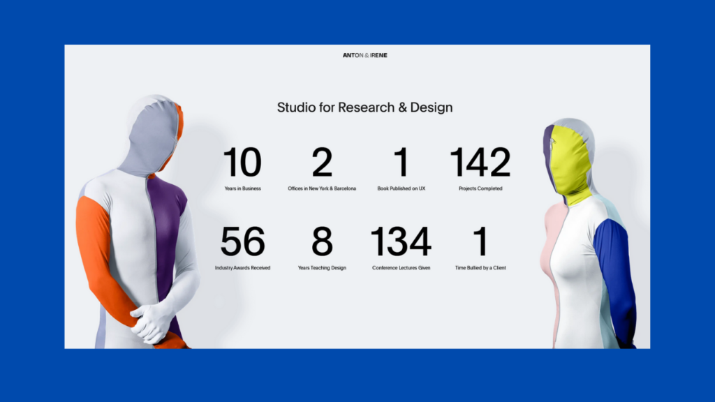 Przykład minimalistycznej budowy strony