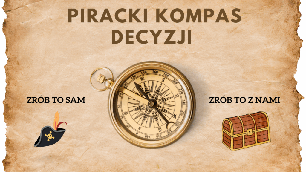 Piracki kompas decyzji - zrób to z nami a dojdziesz do skarbu