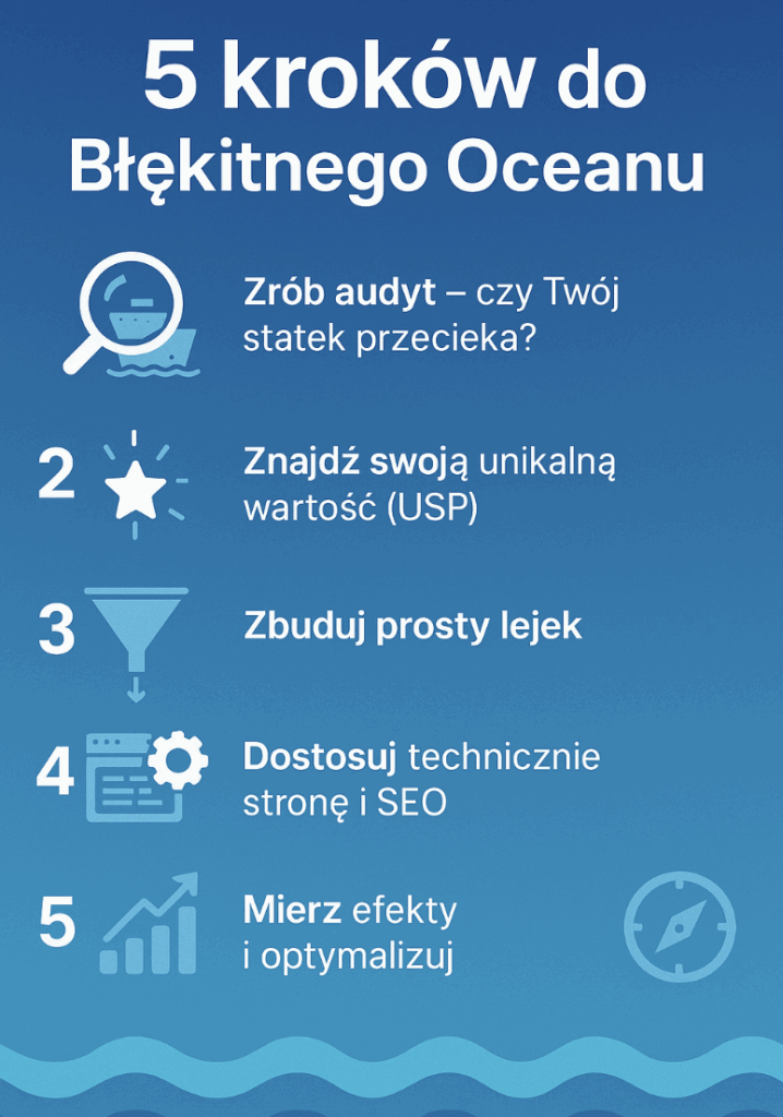 Intrografika - Kroki które należy podjąć aby zdobyć niebieski ocean