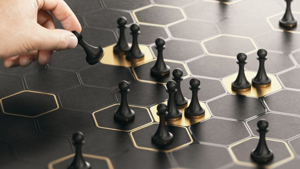 Obrazek przedstawia plansze do grania w szachy