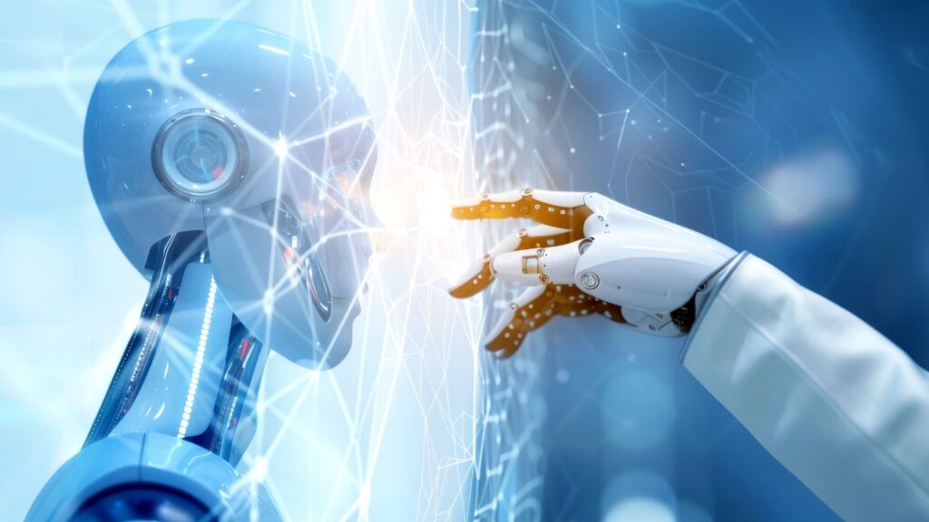 Obrazek przedstawia robota