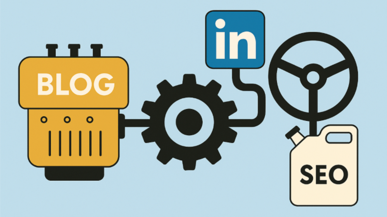 Blog, LinkedIn i SEO – trzy elementy jednej maszyny marketingowej, która napędza widoczność prawnika i przyciąga właściwych klientów