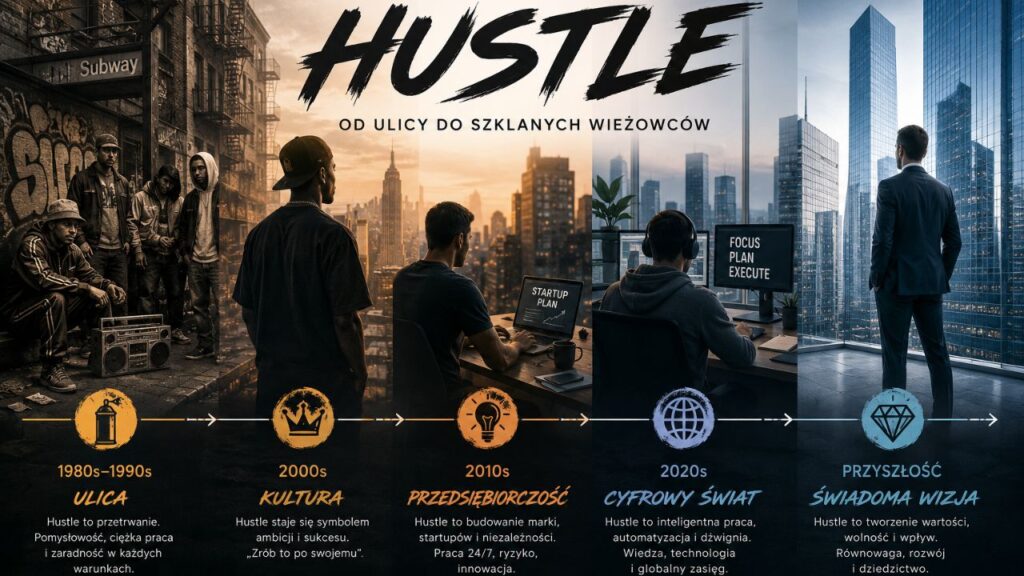 Ewolucja pojęcia hustle - od ulicy do szklanych wieżowców