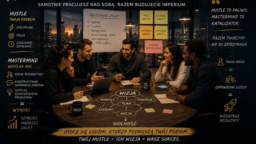 Hustle daje napęd. Mastermind daje kierunek.