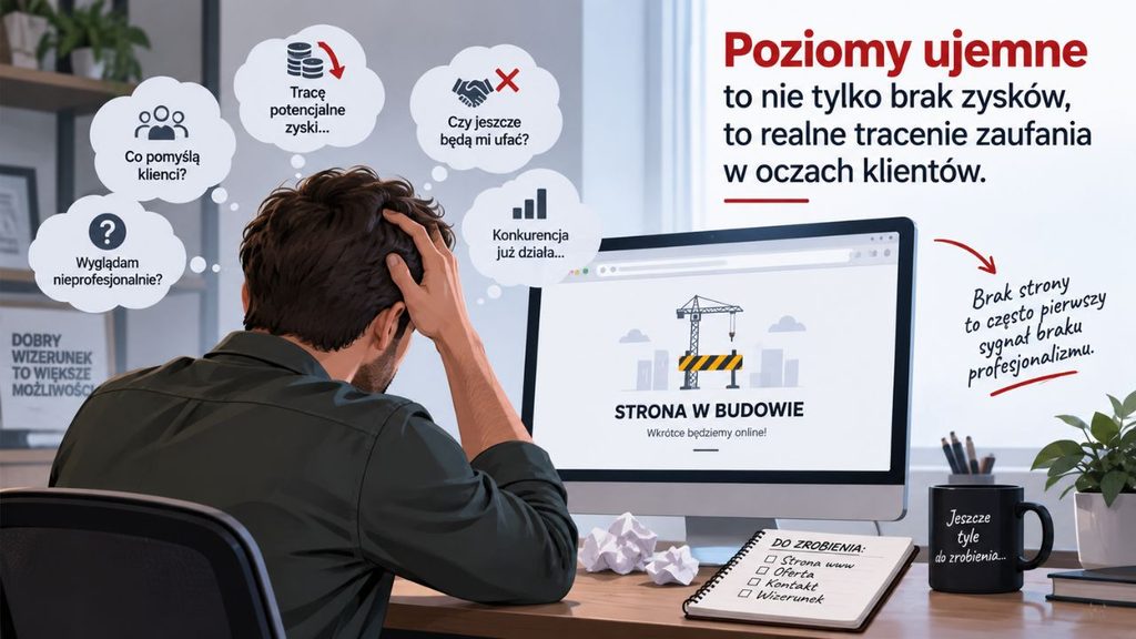 Poziomy ujemne to nie tylko brak zysków, to realne tracenie zaufania w oczach klientów.